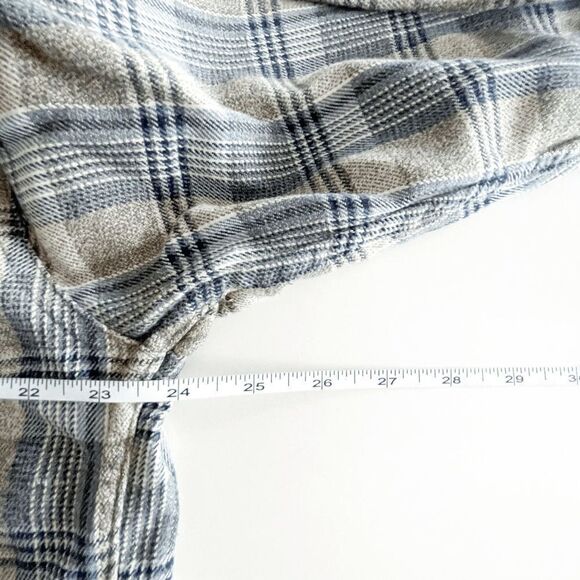 Woolrich Mens Button Up Shirt Twisted Dark Moccasin 100% Cotton Flannel Plaid L - Picture 8 of 8